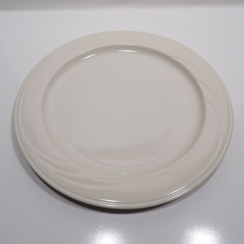 Syracuse China Cascade 12" Round Chop Plate Platter White Ceramic